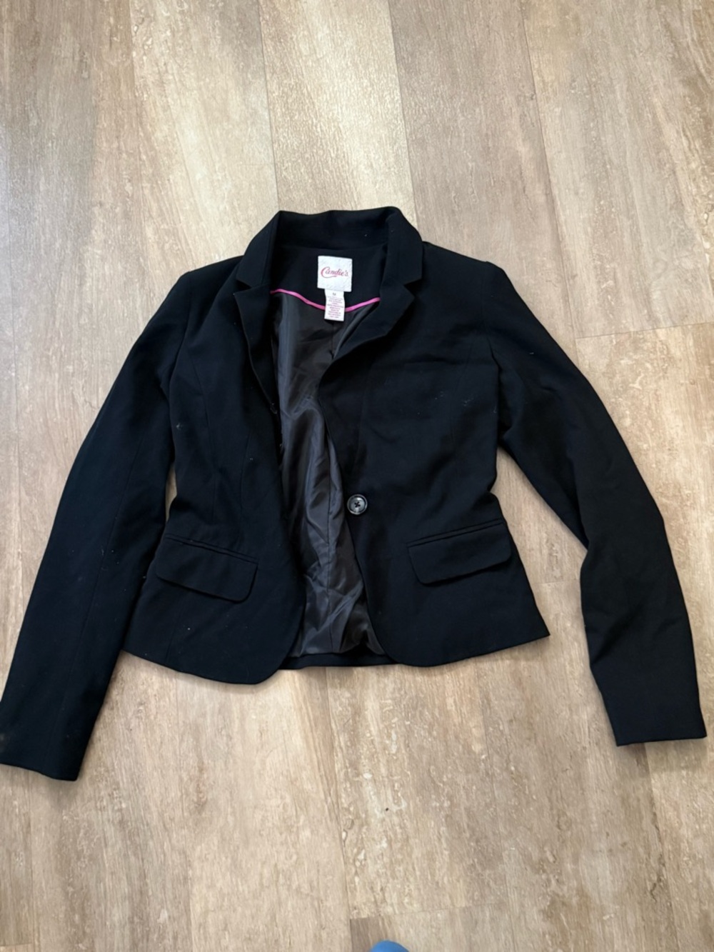Candie's Black Women's Tailored Blazer